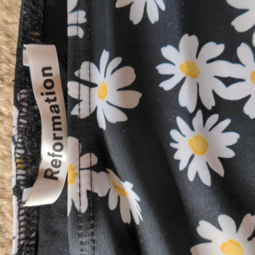 REFORMATION Azure Daisy Bikini Bottom - Picture 8 of 9